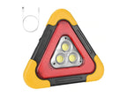 Triunghi reflectorizant cu led-uri, încărcare solară și USB
