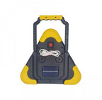 Triunghi reflectorizant cu 1 LED, încărcare solară sau USB, luminozitate reglabilă